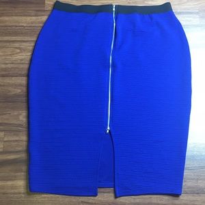 Royal Blue Pencil Skirt